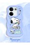 Tecno Camon 20 Pro 4g Compatible Case Camera Protector Blue Silicone Couple Phone Case Stripe Pattern - 2