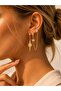 Women's Steel Star Figure Zircon Stone Hanging Earrings Set - 4