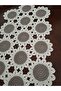 مفرش طاولة مصنوع يدويًا بتصميم زهرة الأقحوان - 4