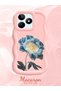 Realme C51 Compatible Case Camera Protector Pink Silicone Couple Phone Case Floral Pattern - 2