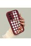 Samsung Galaxy M13/M23 Compatible Case Camera Protector Burgundy Silicone Couple Phone Case Floral Pattern - 2