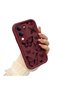Vivo Y29S Compatible Case Camera Protector Burgundy Silicone Couple Phone Case Butterfly Pattern - 2