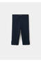 Contrast-stripe knit capri pants - 3
