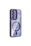 Galaxy A36 Case with Camera Stand Magsafe Supported Transparent Back Face Silicone Vrdr - 2
