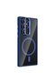 Galaxy S23 Ultra Case with Camera Stand, Magsafe Supported, Transparent Back, Silicone Omsy - 5