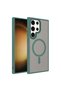Galaxy S23 Ultra Case Magsafe Supported Camera Raised Matte Anti-Fingerprint Silicone Shrp - 5