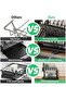 Double-layer kitchen dish drain rack | Carbon steel rust-proof cutlery storage rack with knife cup rack and cutting board rack | Rotatable drain port | Foldable design, large-capacity storage - 3
