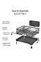 Dish Drying Rack - Extendable Dish Rack, Large Sink Drying Dish Drainer for Kitchen Counter, Stainless Steel Dish Strainer with Utensil Holder, Black (Upgraded version) - 3