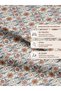 100% Cotton Satin Fabric 100X155 cm Cream Background Blue Orange Geometric Floral Pattern Patchwork Fabric - 5