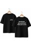 Save This Pin Back and Front Chest Printed 100% Cotton Oversize Loose Regular Fit Crew Neck T-Shirt