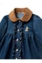 Baby Girl 9-24 Months Buttoned Bandana Denim Dress - 2