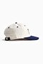 Motif-detail cotton twill cap - 2
