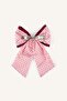 Polka Dot Bow Pink Hair Clip I2618Axns - 5