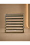 Bronze Aluminum Bathroom Vent with Rear Fan 35X45 cm - 3