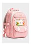 Set of 3 Children's Primary School Bags with Pen Holder and Lunch Bag Backpack Pink - 2
