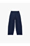 Balon School Pants Oversize Elastic Waist Cotton - 2