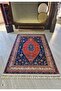 Knitted Fringed Midnight Blue Rug Decorative Living Room Carpet Machine Washable Kitchen Carpet Non-Slip Floor Mat - 6