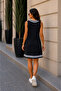 Summer Women's Strappy V-Neck Short Viscose Dress with Pockets - 2
