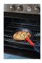 2 Piece Swiss Coating Frying Pan Set, 20 and 26 CM, Non-stick, Oven Safe & Dishwasher Safe, Induction Compatible, PFOA PFOS Free - Black with Red Handles - 3