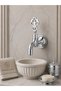 1/2 Polished Chrome Ottoman Faucet Brass Kurna Faucet Hammam Faucet Decorative Bathroom Faucet
