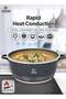 Life Smile Life smile Granite Cookware Set, Non-Stick,1x20cm Casserole,1x24cm Casserole ,1x28cm Casserole ,1x20cm Frypan ,1x24cm Frypan ,1x28cm Frypan &3 Lids -Oven Safe Kitchen Cooking - 6