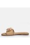 Large Size Seashell and Tassel Detailed Straw Women's Slippers 41-42-43-44 - 5