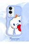 Vivo Y29S Compatible Case Camera Protector Blue Silicone Couple Phone Case Line Pattern - 2