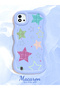 Realme C11 2021 Compatible Case Camera Protector Blue Silicone Couple Phone Case Star Pattern - 2