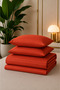 Aurelia Linea Tile 100% Cotton Satin Striped Single Duvet Cover Set - 2