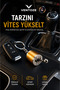 Metal Keychain with Moving Gear Shift Knob Design 6 Forward R Auto Accessory - 3