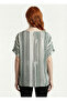 Women's Casual Striped Tie-Back Blouse - 2