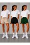 3-Pack Advantageous Pack Women's Lace-Up Double Pocket Comfortable Cut Shorts