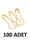 100 Pieces of Pear-Shaped Safety Pins 2 cm Bulb Type Safety Pins