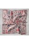 Twill Silk Scarf Flower Dream Powder 90X90 - 5