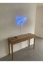 Kağıt Uçak Figürlü LED Neon Duvar Tablosu | Mavi Aydınlatmalı Modern Dekor | Genç Odası - 4