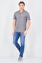 Men Regular Fit Short Sleeve Jacquard Casual Shirt, Navy - 3