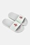 Kids Boy Houston Rockets Primary Logo Slip On Slides, White - 3