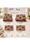 4 Piece Microfiber Bedding Set, 1 Printed Duvet Cover, 1 Fitted Sheet & 2 Pillow Covers - 5