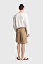 Linen Shorts with Waist Cord - 2