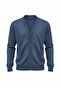 Men's 100% Cotton V-Neck Buttoned Cardigan-Sweater with Side Pockets, Knitwear, Casual, Stylish, Comfortable Fit - 2
