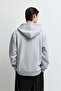 Temel fermuarlı sweatshirt - 4