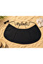 Women's Hijab Lycra Flexible Tieable Beach Skirt Pareo Black - 5