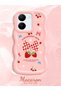 Vivo Y36 5g Compatible Case Camera Protector Pink Silicone Couple Phone Case Strawberry Pattern - 2