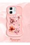 Infinix Hot 50I Compatible Case Camera Protector Pink Silicone Couple Phone Case Floral Pattern - 2