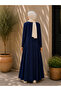 Thin Viscose Long Hijab Dress Standard Size Flexible Fabric Summer Women's Dress - 3