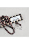 Squeeze Amber Capsule Cut Alpaca Tassel 7X11Mm Prayer Beads - 7