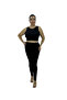 Plus Size Elastic Waist Lycra Skinny Leg Long Slim Viscose Women's Tights
