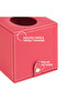 Napkin Holder, Boutique Tissue Box, Tissue Paper Storage Box, Vegan Leather, 13*13*13 Cm. Fuchsia - 4