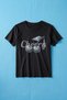 Premium Cherry Leopard Pattern Printed Oversize Unisex T-Shirt 100% Cotton Black Streetwear T-Shirt - 2
