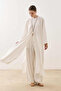 Slit Long Blouse White - 5